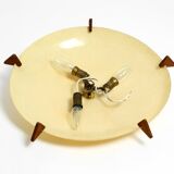 Beautiful original Mid Century Modern fiberglass ceiling or wall lamp