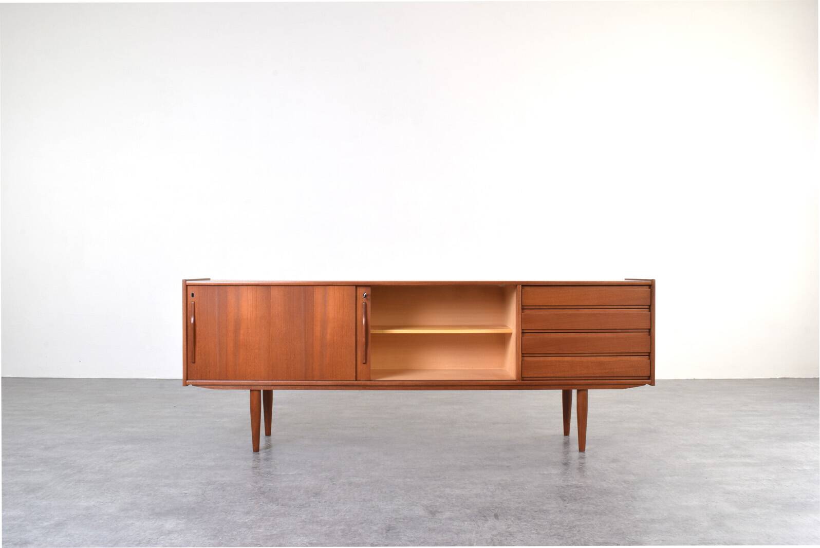 Mid-Century Danish Teak Sideboard, 1960s.