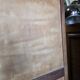 Antique double curtain cabinet in oak