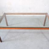 Table basse en palissandre minimaliste danoise, années 1960