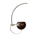 Wall lamp arc lamp Herda eyeball chrome space age