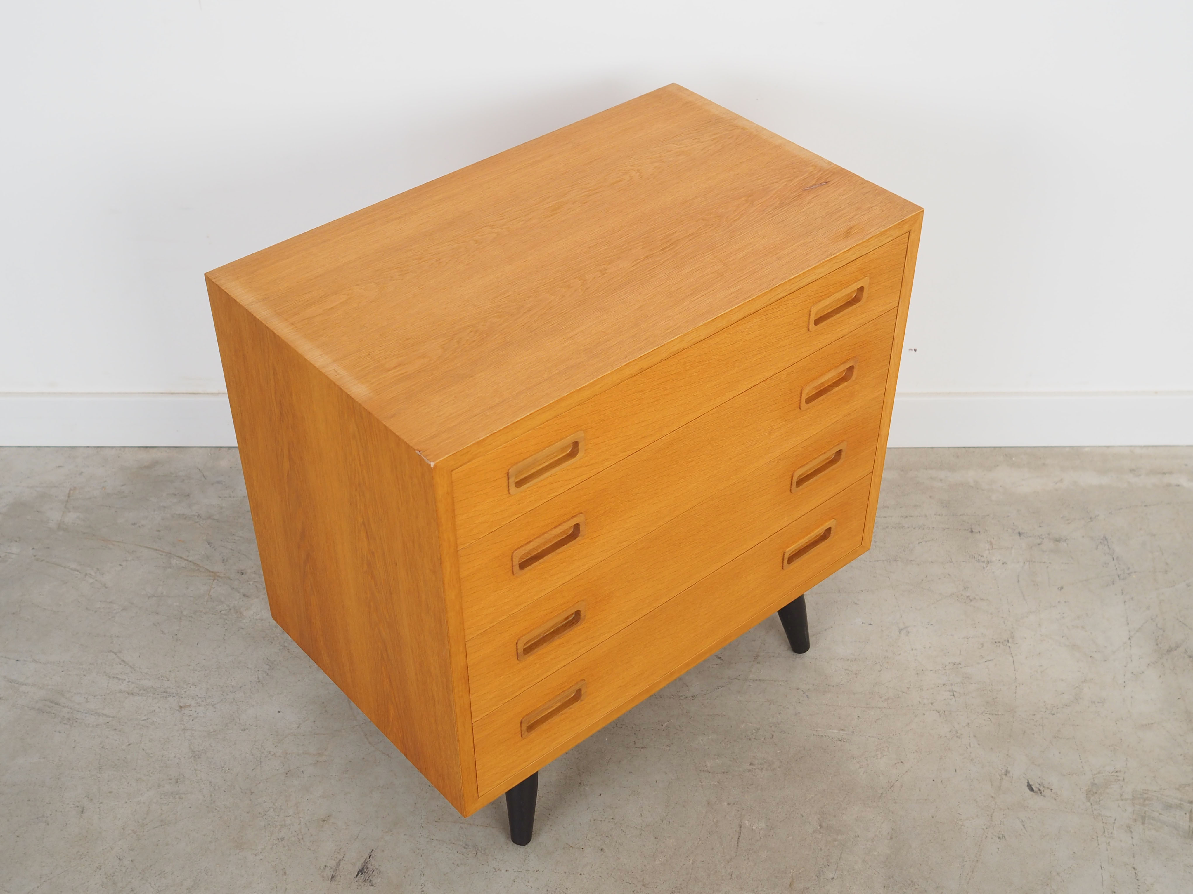Ash chest of drawers, Danish design, 1970s, manufacture: Hundevad
