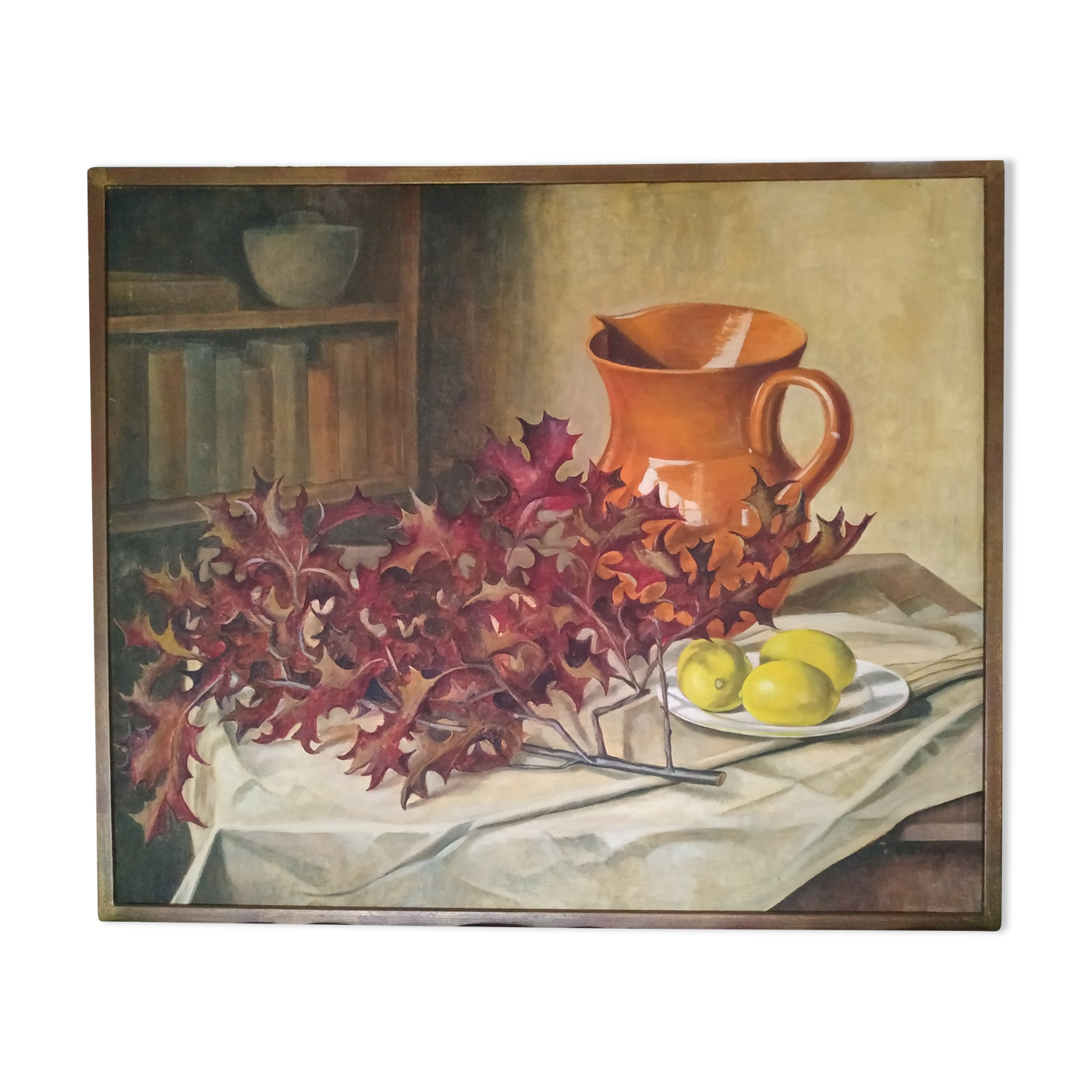 Still life with lemons and holly Alexandra Pregel