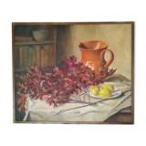 Still life with lemons and holly Alexandra Pregel