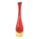 Narrow-necked Murano glass vase, Italy 1960s