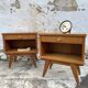 Pair of vintage bedsides