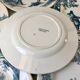 Set of 6 flat plates Iron Earth model "Garde Champêtre" late nineteenth