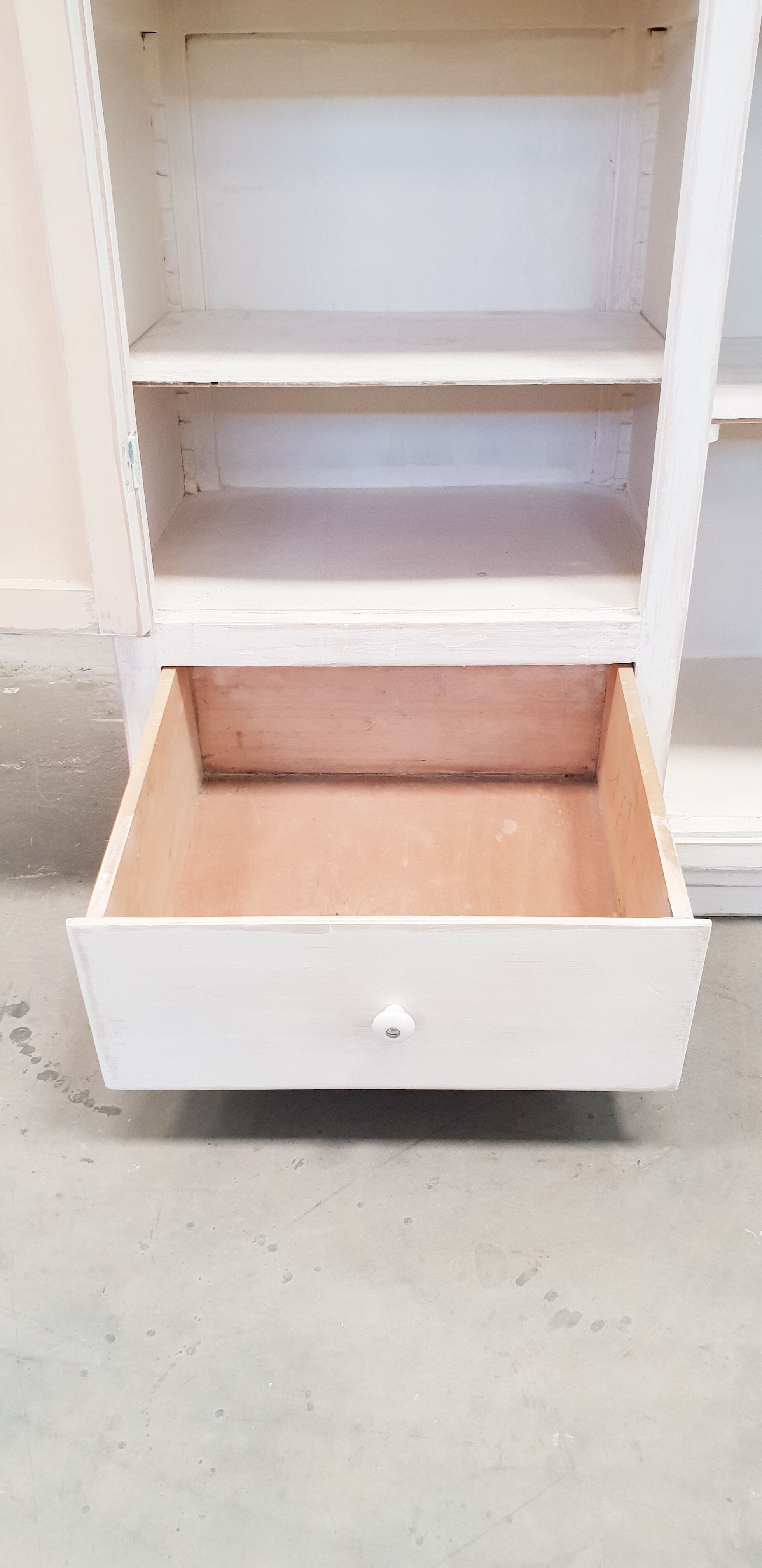 Vintage asymmetrical cabinet