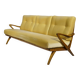 Three Seat Sofa in Wood attributed to Guglielmo Ulrich, Italy, 1950s