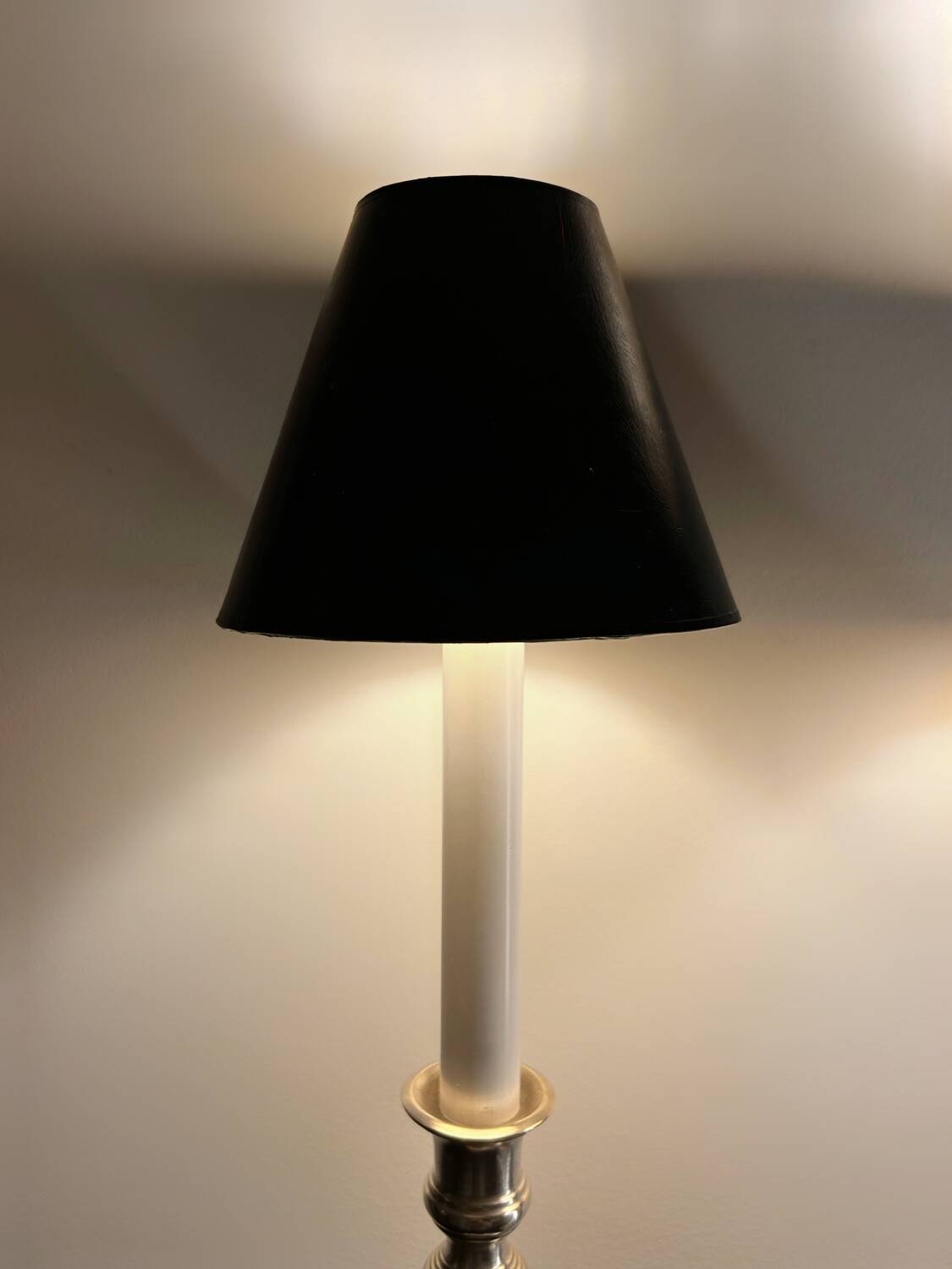 Old candlestick lamps (X2)