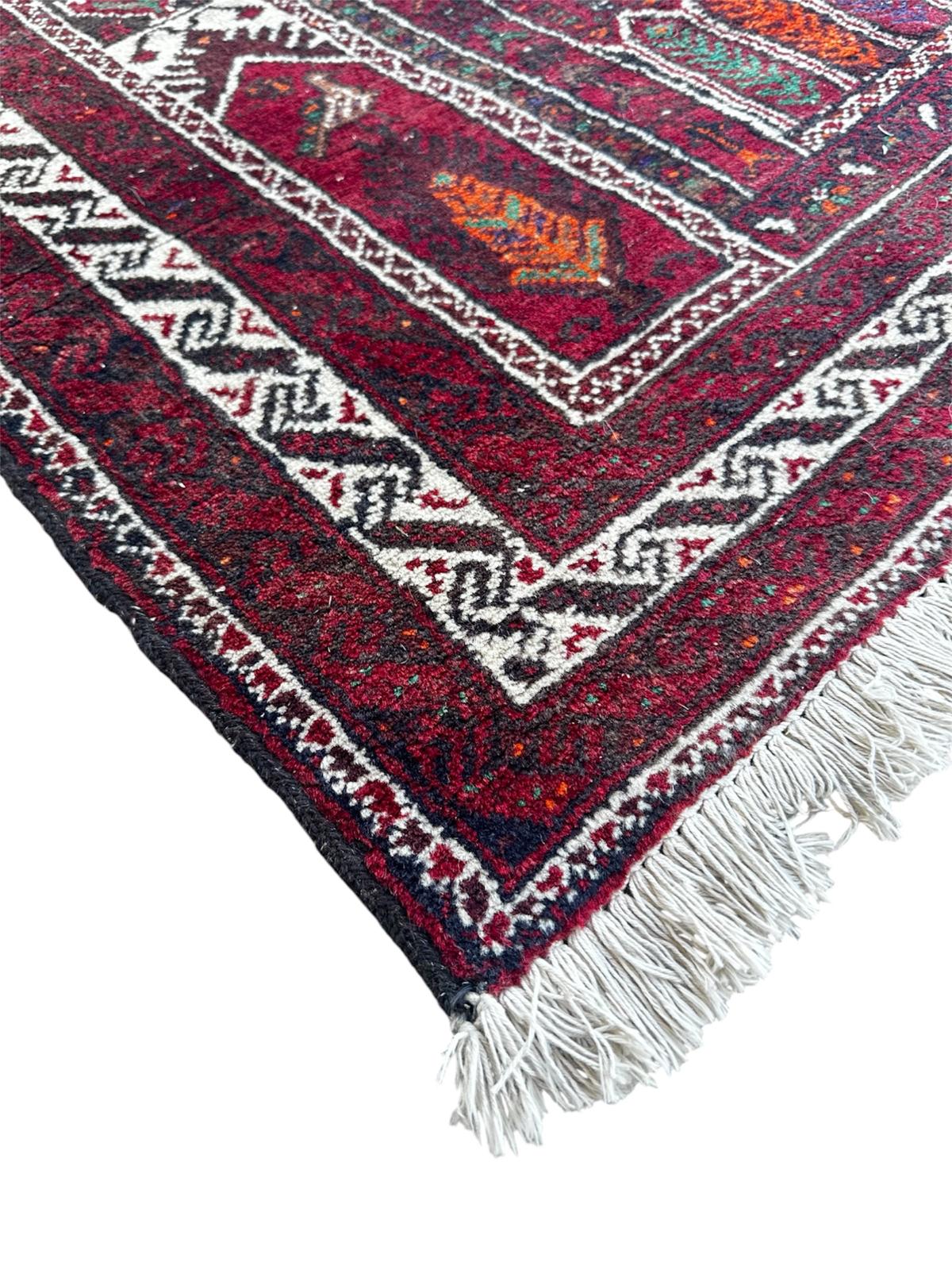 Handmade Persian rug 200cm x 110cm