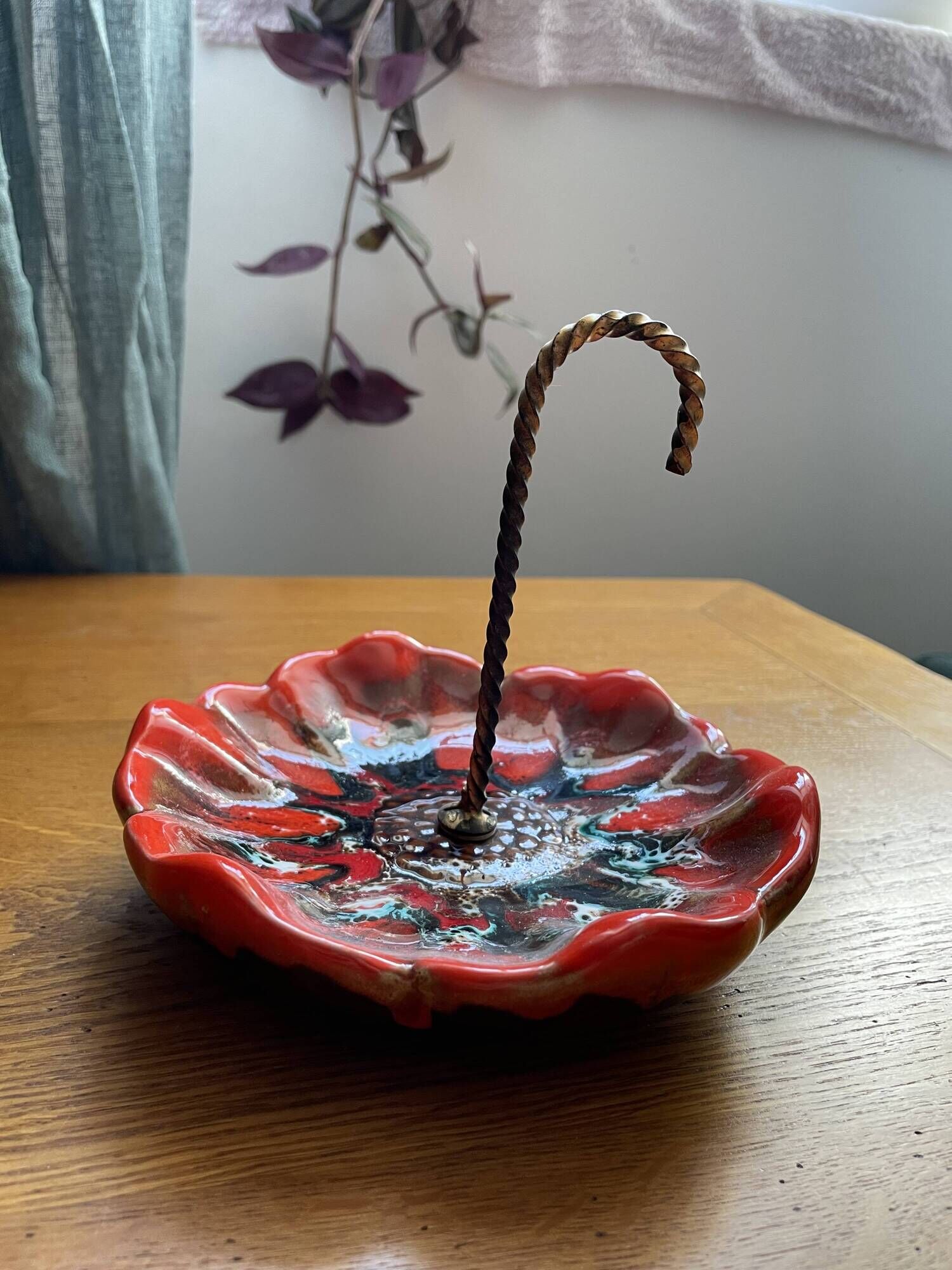 Ceramic catchall and enamels from Vallauris 1950/1960