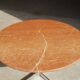 Round dining table Roche Bobois 1970