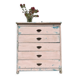 Patinated chest of drawers