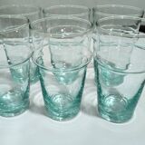 Set of 6 Beldi glasses in recycled glass 31cl/13cm H