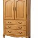 Buffet vintage en bois massif, très élégant