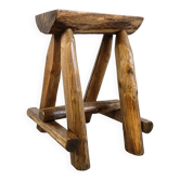 Vintage oak stools, 1970