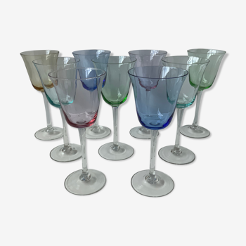 Verres à pied anciens