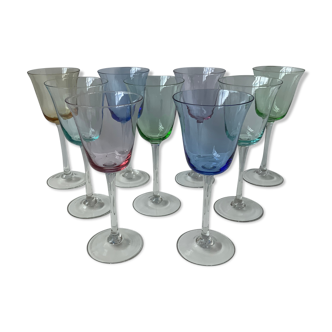 Antique foot glasses