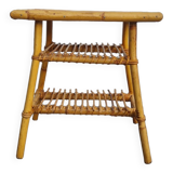 Rattan bedside table 1960