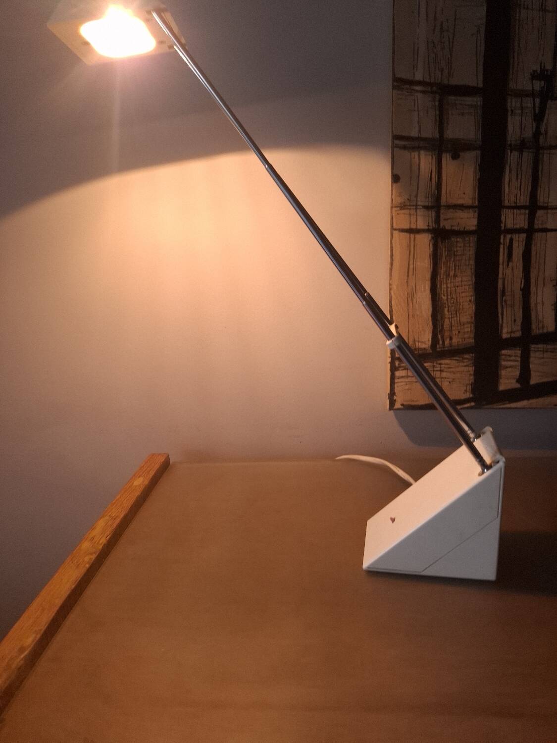 Vintage 80's Ikea telescopic lamp