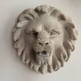 Plaster lion head, early 20th century, Academy of Fine Arts of Saint Gilles, Belgium