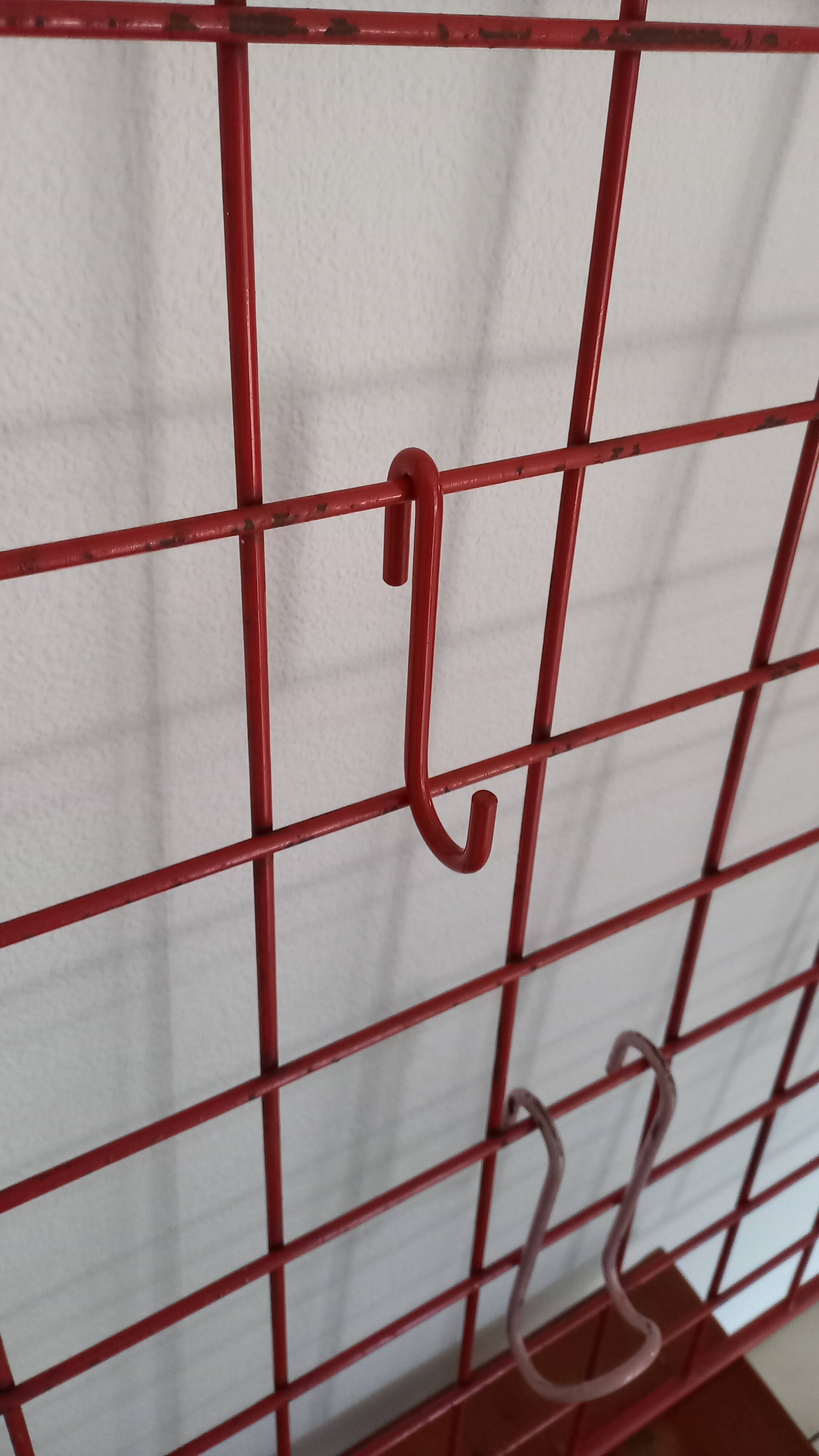 Porte manteau vintage grille par Karl Fichtel des années 60