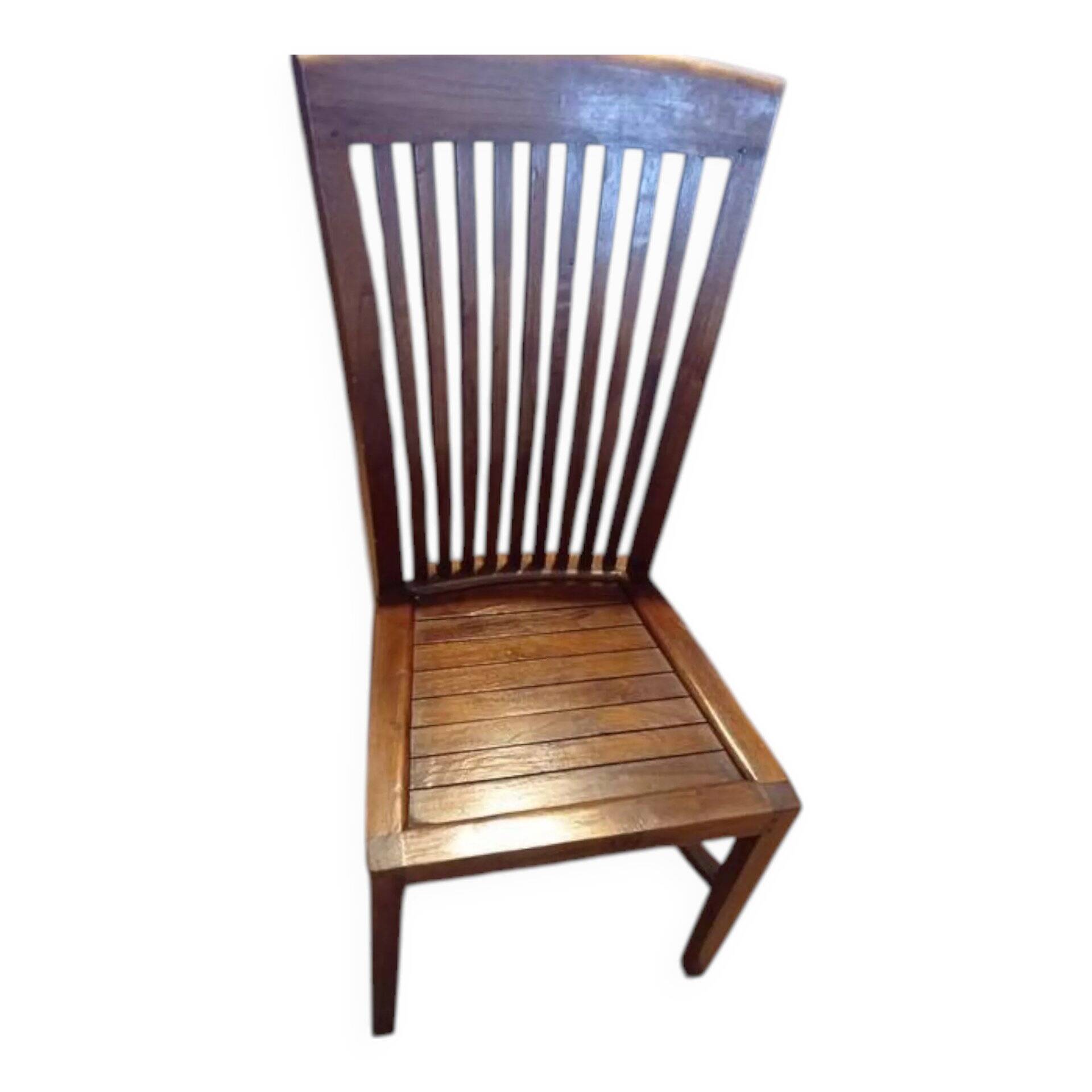 Solid wood chair
