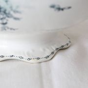 Terre de Fer tureen or salad bowl, Onnaing earthenware, Stella motif, French manufacture