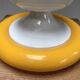 Vintage 1970 yellow lamp