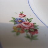 Lot of lunéville plates in half porcelain decoration "Marie"