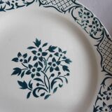 Set of 4 Digoin Sarreguemines dessert plates Versailles model