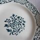 Ensemble de 4 assiettes à dessert Digoin Sarreguemines Modèle Versailles