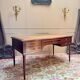 Louis XVI style double-sided mahogany desk, 19th century