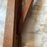 Erik Hansen vintage teak accordion scissor wall lamp