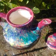 Tea maker signed Grès du Morvan years 50/60