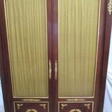 Acajou Library of Cuba Scd Empire decorated with 50 gilded bronzes