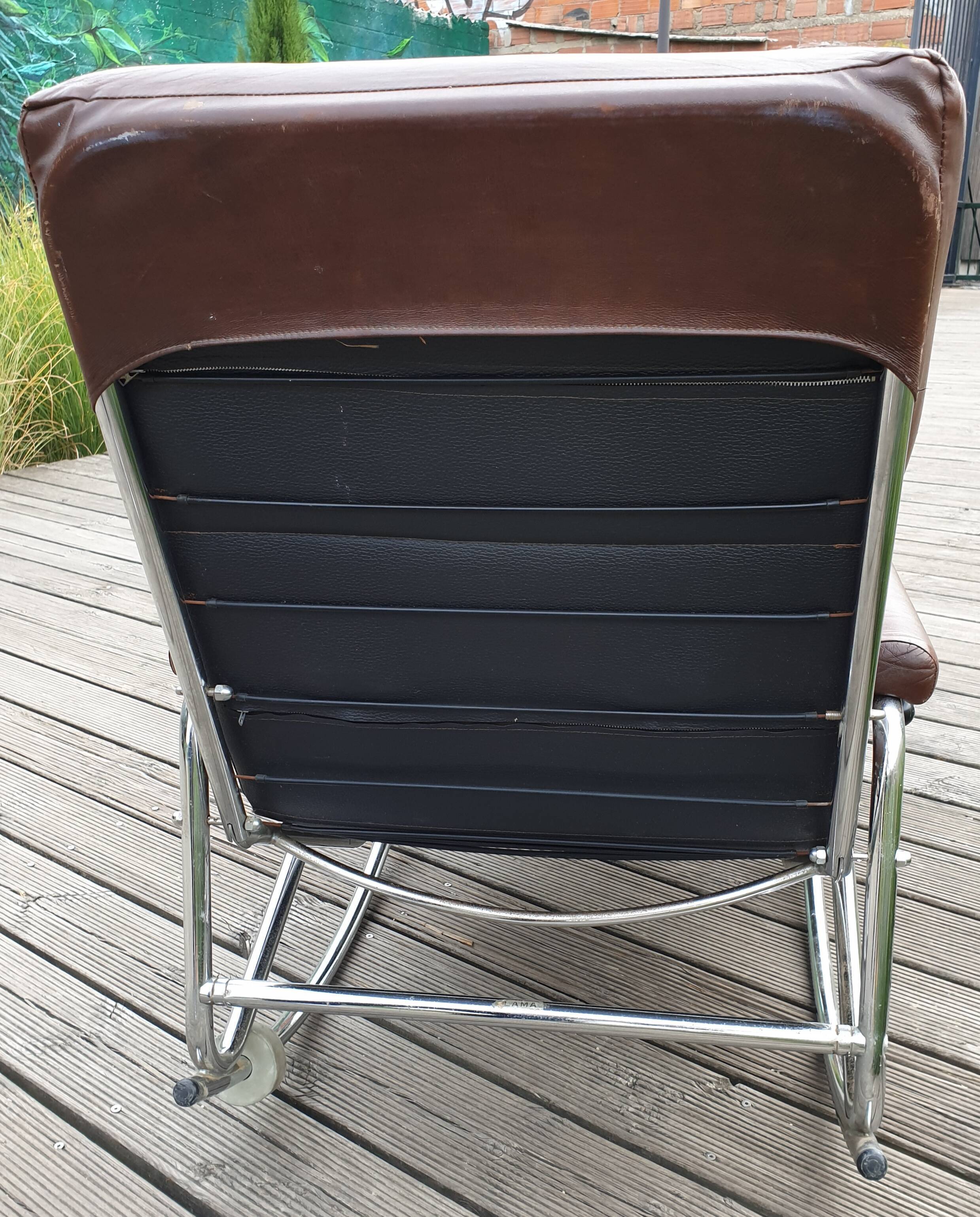 Fauteuil à bascule Lounge Chair Lama 1960