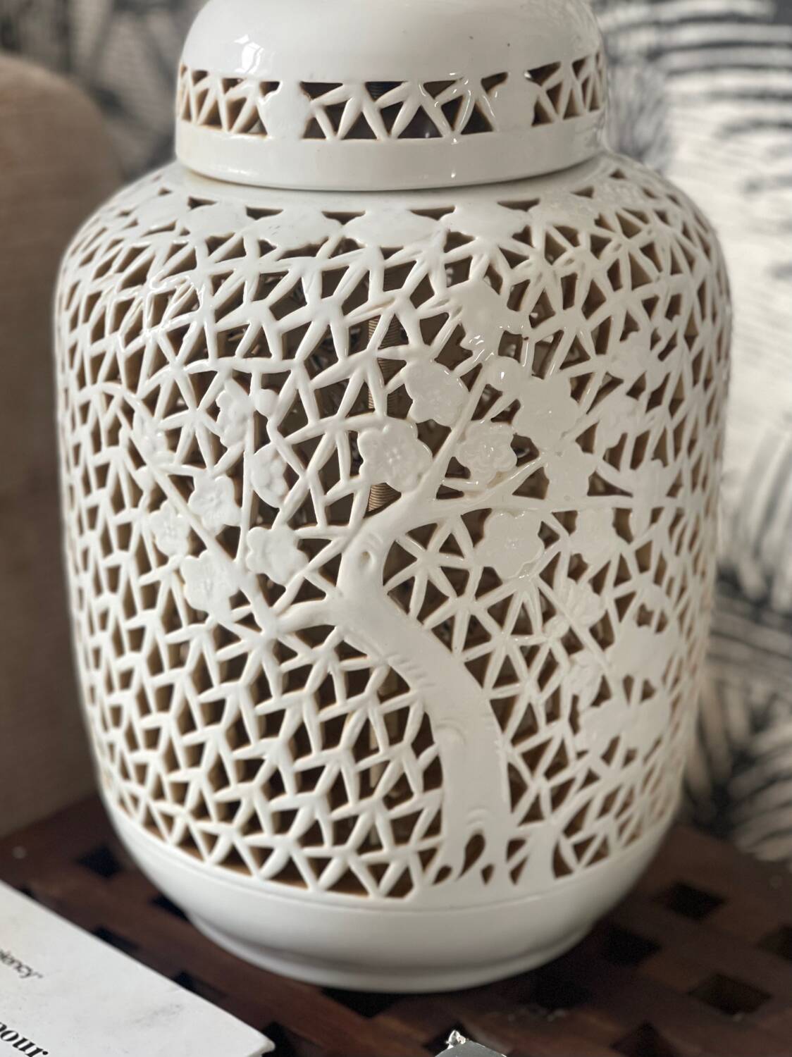 Porcelain lamp base 1950