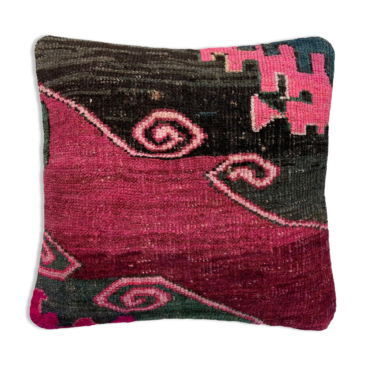 Vintage turkish rug cushion cover 45 x 45 cm