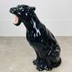 Black panther in ceramic floor 76 cm