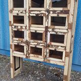 Meuble de marchand - chiffonnier 12 tiroirs en teck
