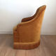 Vintage gold old toad chair