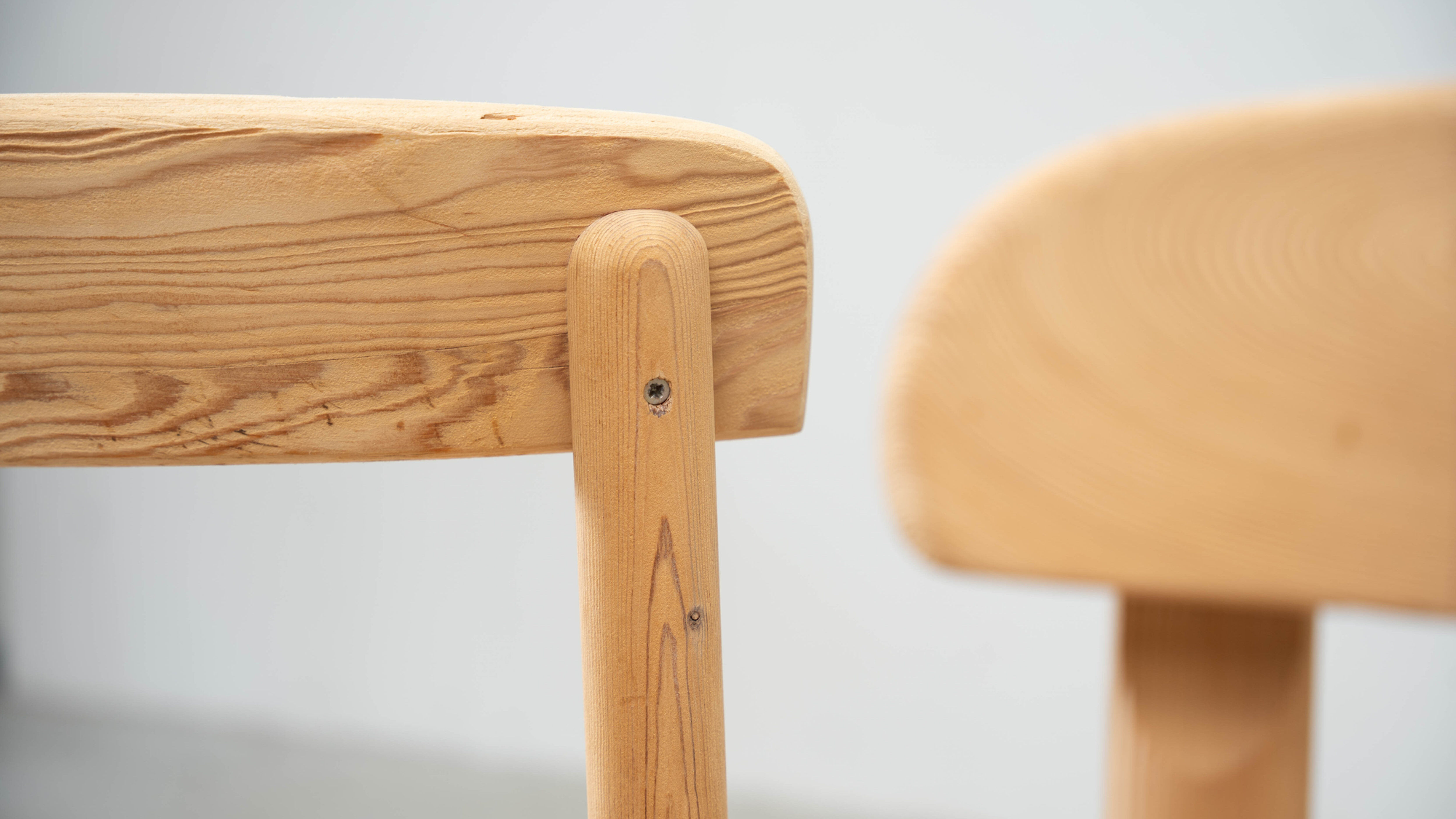 Set of six Scandinavian dining chairs by Rainer Daumiller