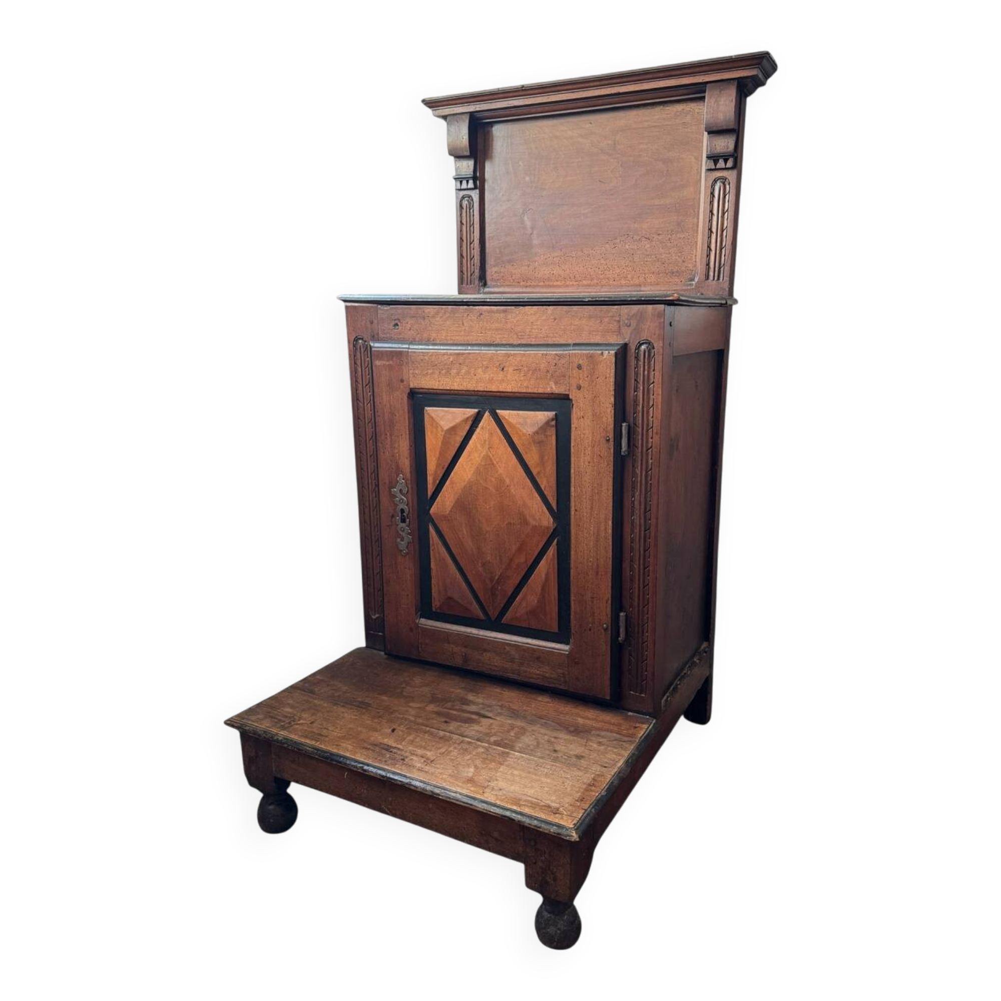 Louis XIII period bar cabinet