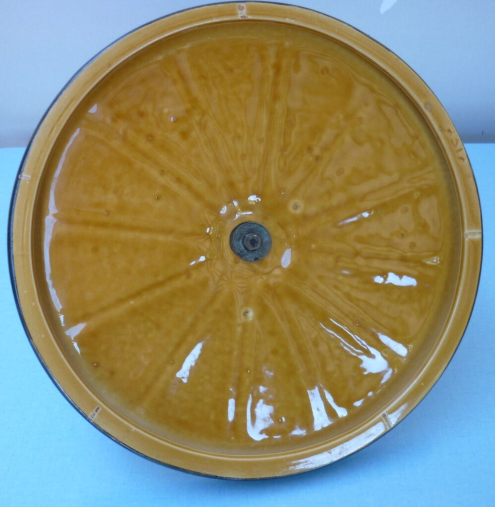 Ceramic cheese platter, 60/70s
