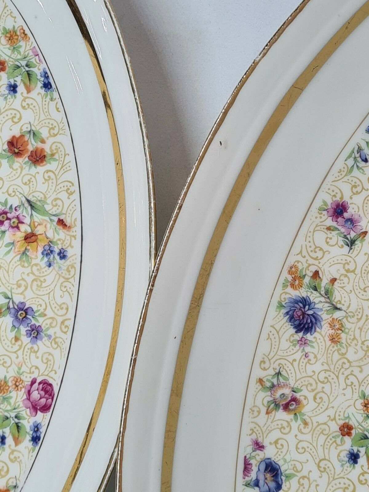 Limoges porcelain presentation dishes