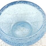 Bol en verre bleu pâle vintage
