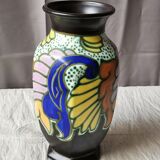 Vase art- deco sign " c.m. bergen "