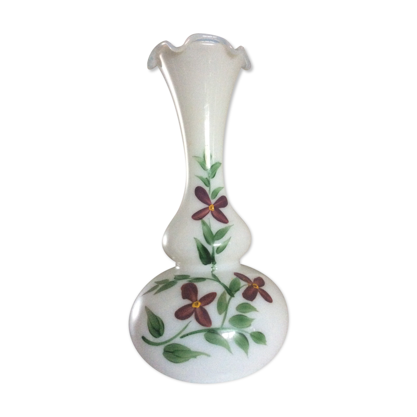 Opaline vase from the 60s and 70s